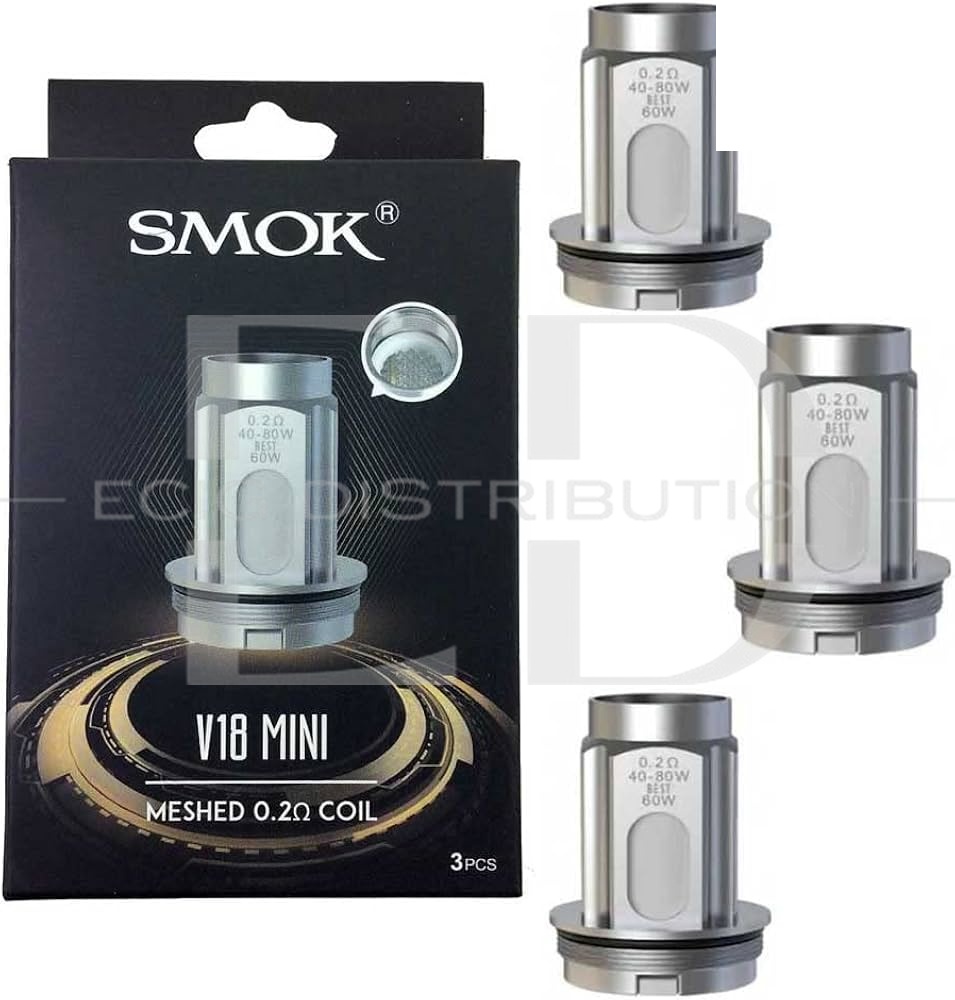 Smok V18 Mini Meshed Coil 3Pcs/Pack - 0.2 Ohm