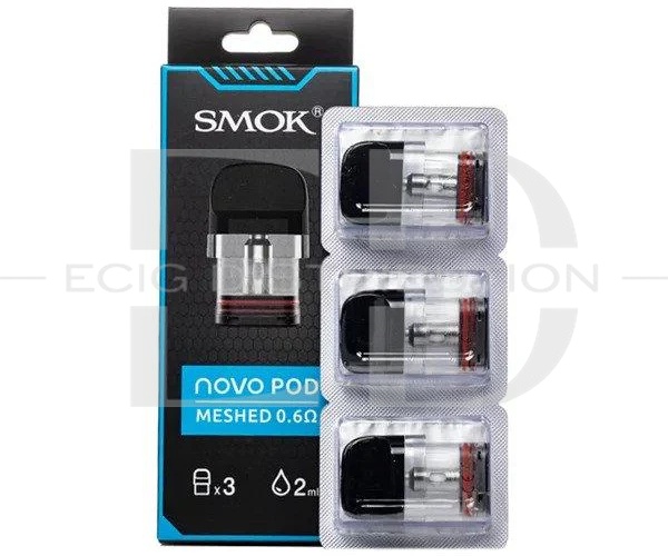 Smok Novo Meshed Refillable Pod 3Pcs/Pack - 0.6 Ohm
