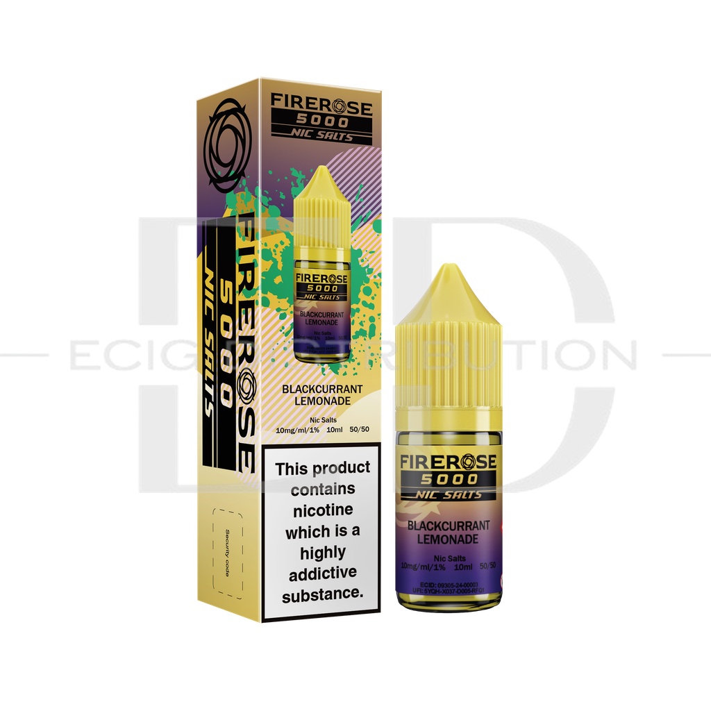 Firerose Nic Salts - Blackcurrant Lemonade 10MG