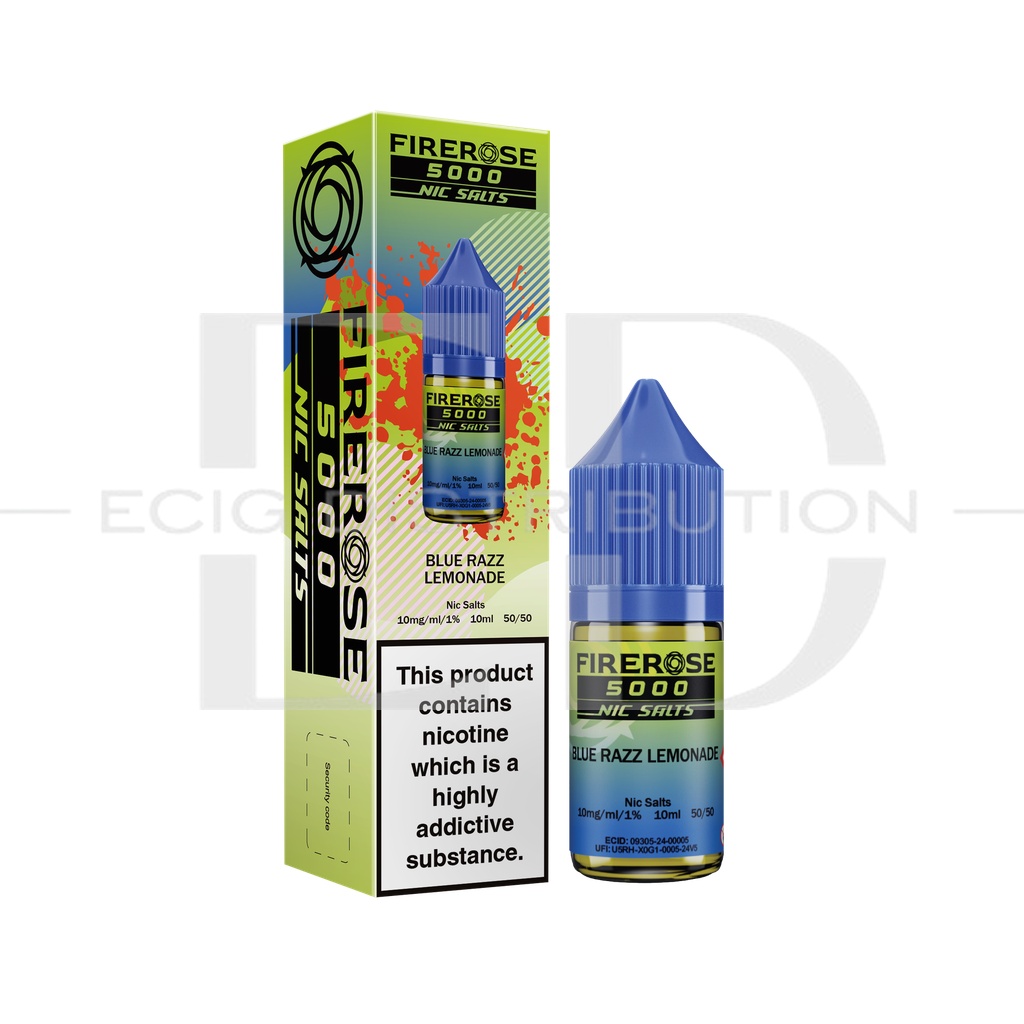 Firerose Nic Salts - Blue Razz Lemonade 10MG