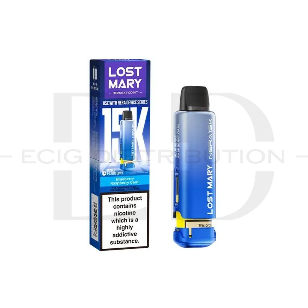 Lost Mary Nera 15K Refillable Pod - Blueberry Raspberry Gami