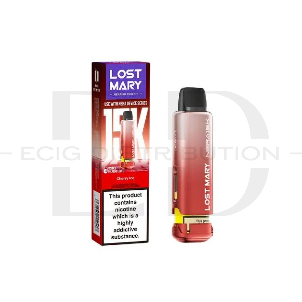 Lost Mary Nera 15K Refillable Pod - Cherry Ice