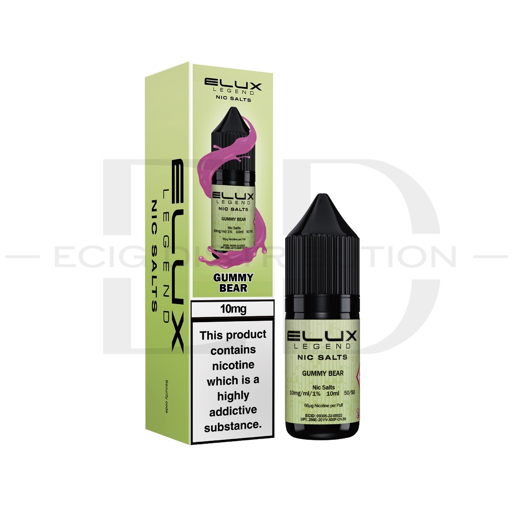 Elux Nic Salts - Gummy Bear 10MG