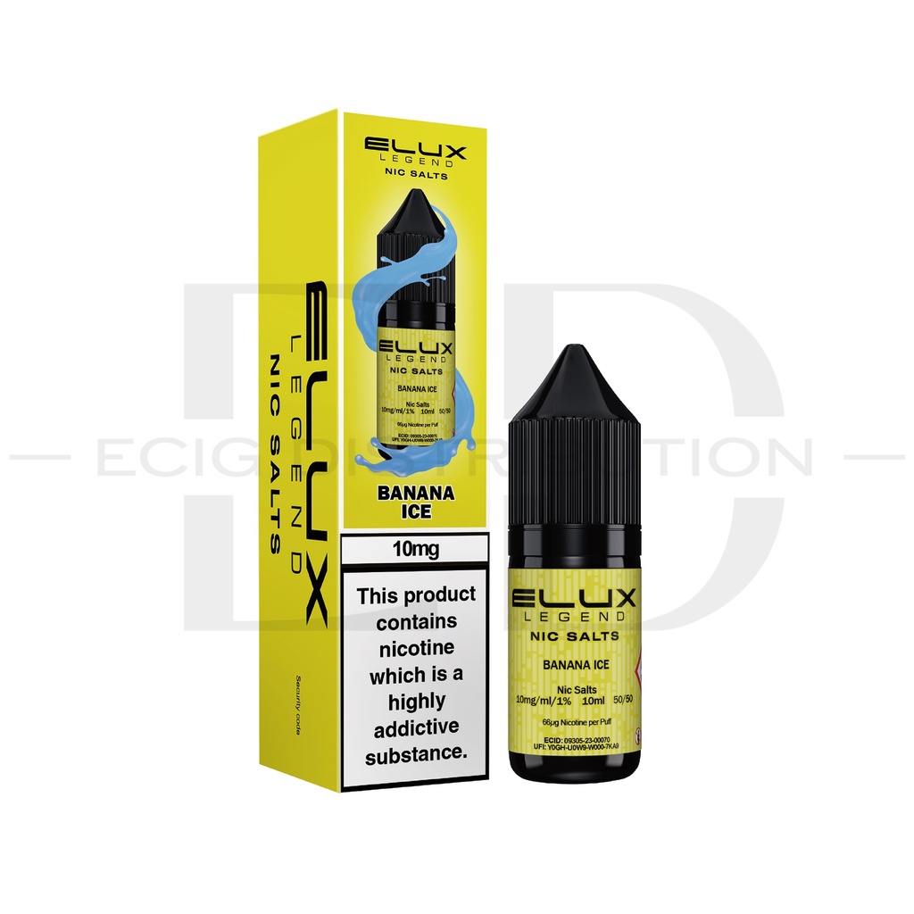 Elux Nic Salts - Banana Ice 10MG
