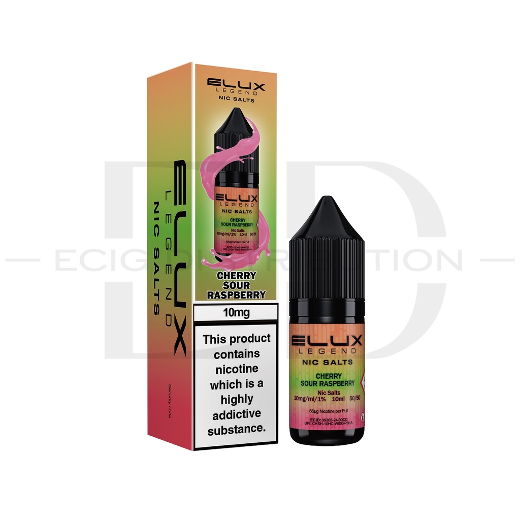 Elux Nic Salts - Cherry Sour Raspberry 10MG