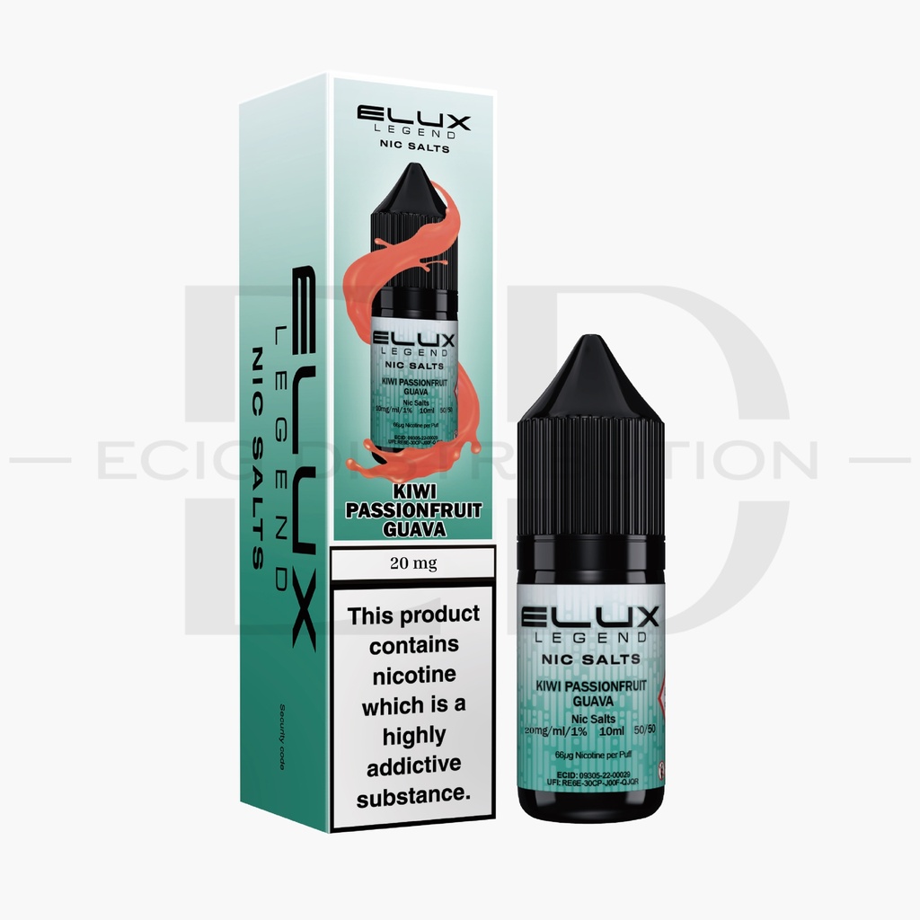 Elux Nic Salts - Kiwi Passionfruit Guava 20MG