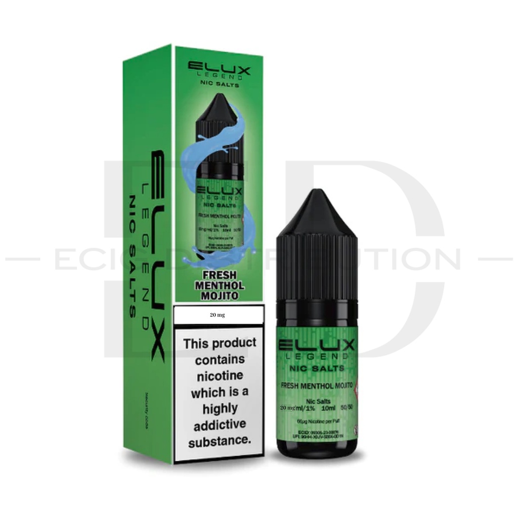 Elux Nic Salts - Fresh Menthol Mojito 20MG