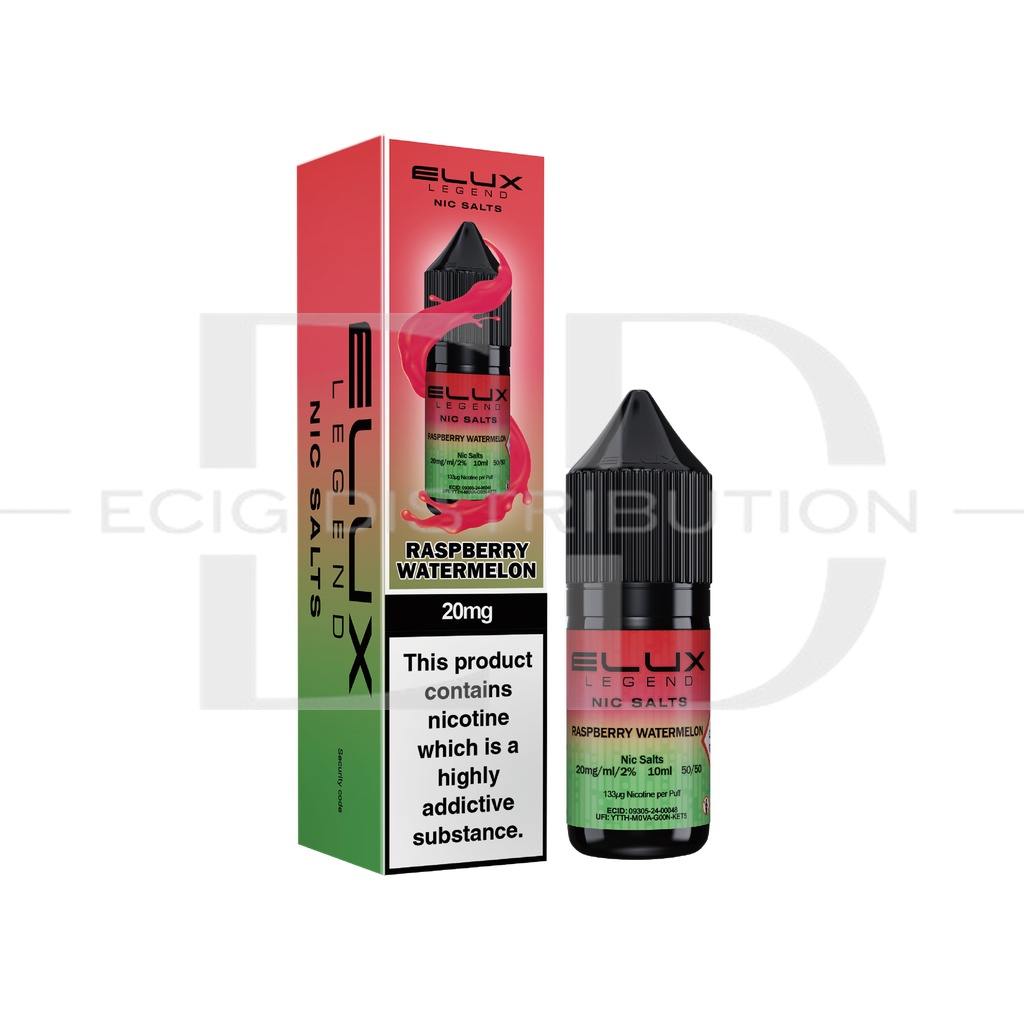 Elux Nic Salts - Raspberry Watermelon 20MG