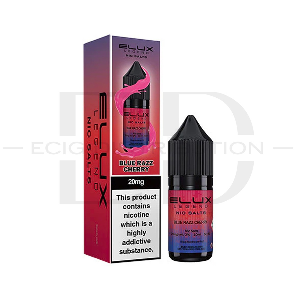 Elux Nic Salts - Blue Razz Cherry 20MG