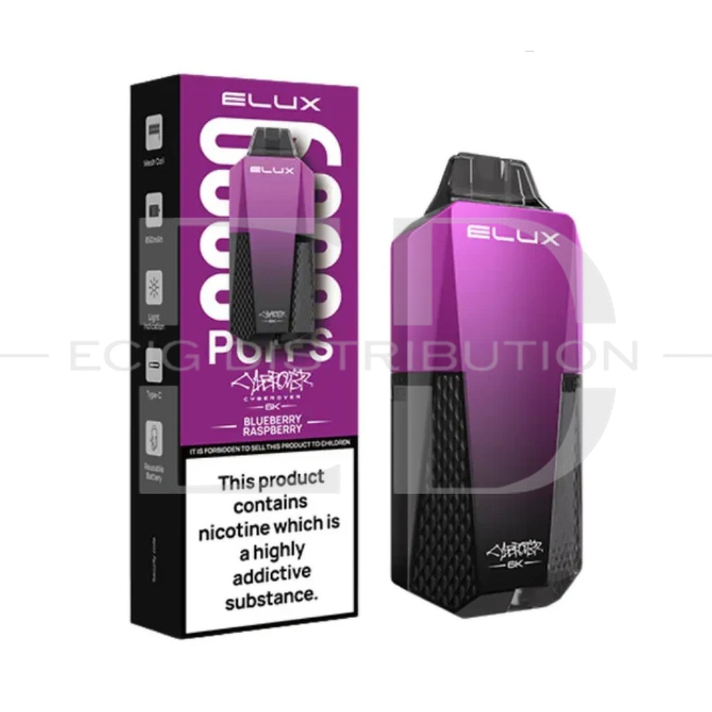 Elux Cyberover Pod Kit - Blueberry Raspberry