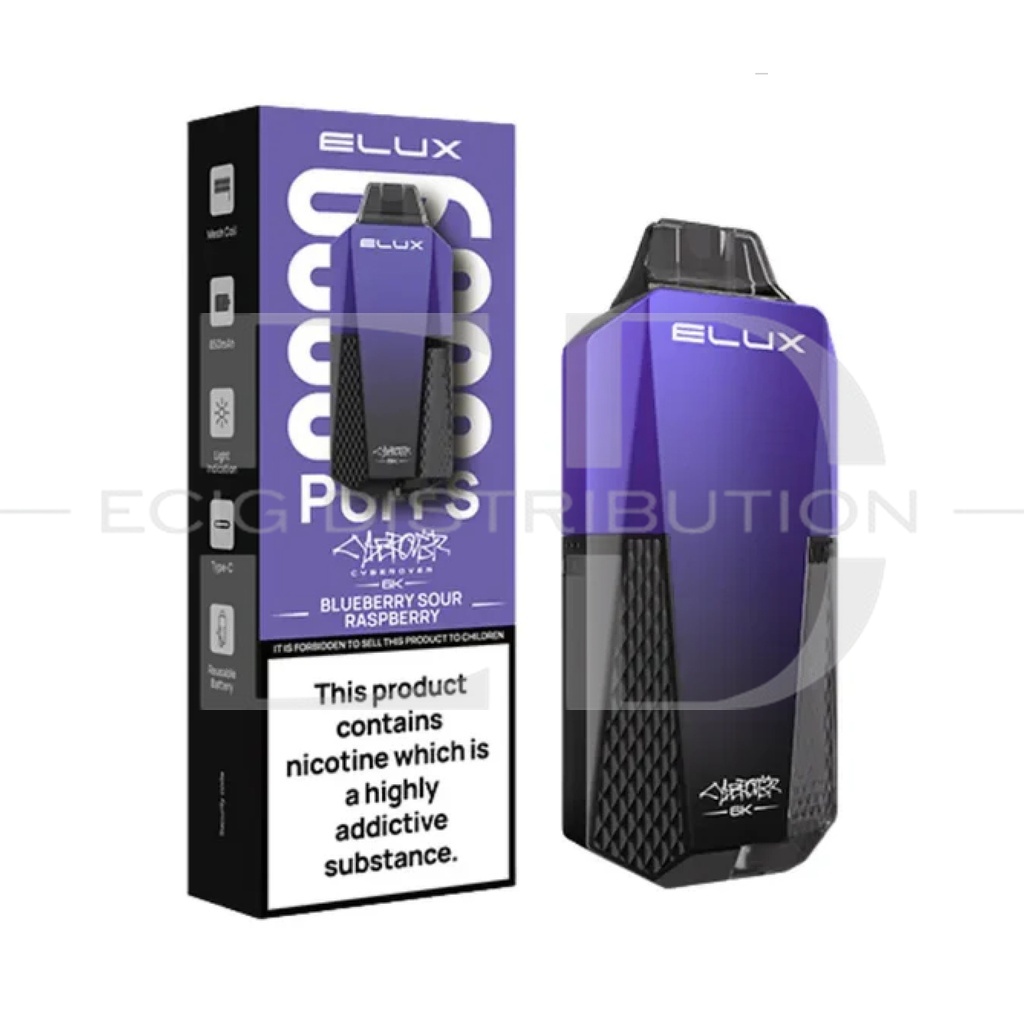 Elux Cyberover Pod Kit - Blueberry Sour Raspberry