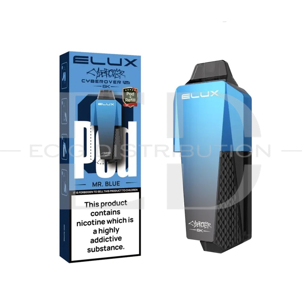 Elux Cyberover Refillable Pod - Mr.Blue