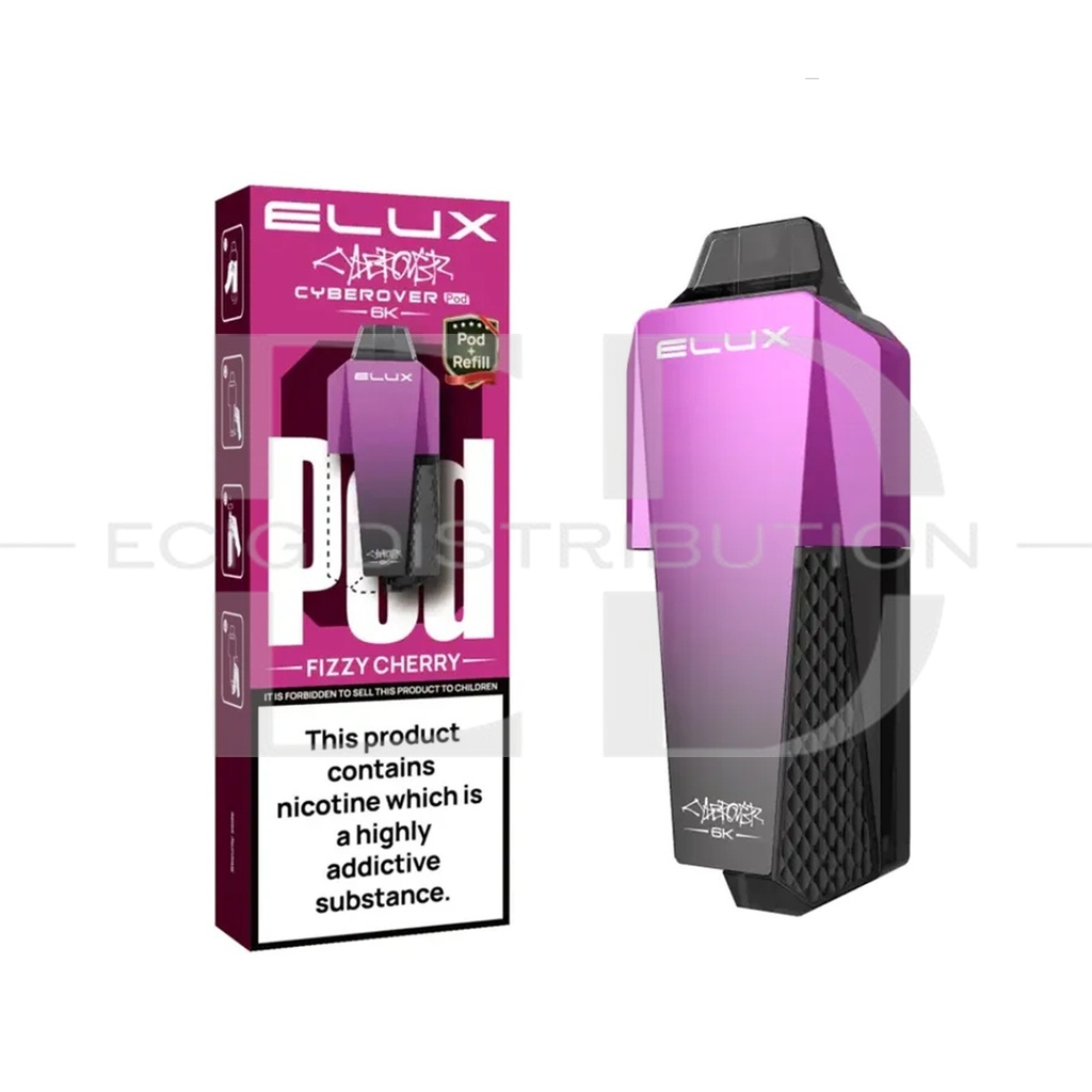 Elux Cyberover Refillable Pod - Fizzy Cherry