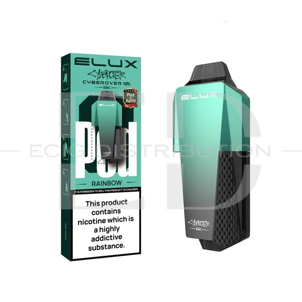 Elux Cyberover Refillable Pod - Rainbow