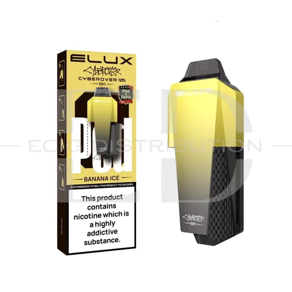 Elux Cyberover Refillable Pod - Banana Ice
