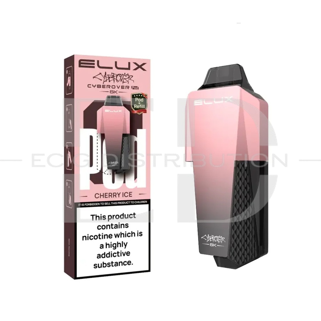 Elux Cyberover Refillable Pod - Cherry Ice