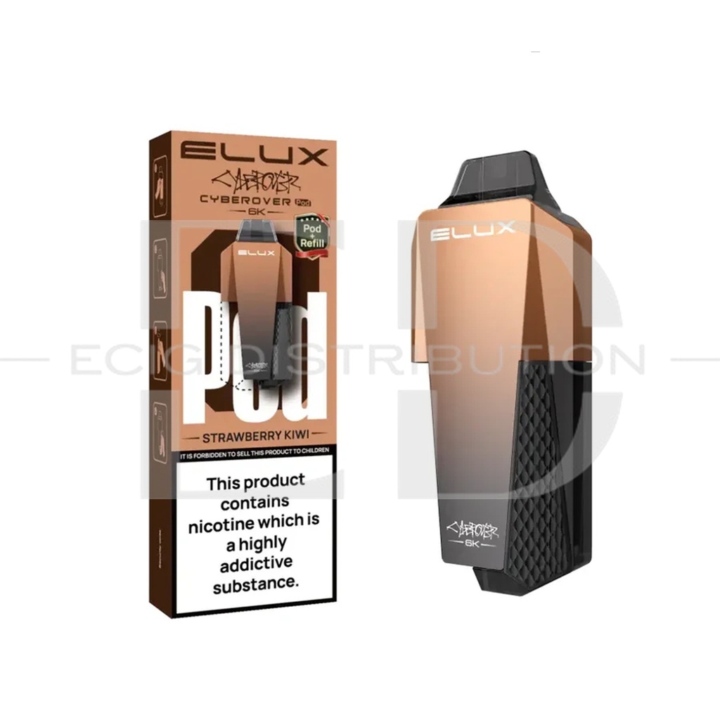 Elux Cyberover Refillable Pod - Strawberry Kiwi