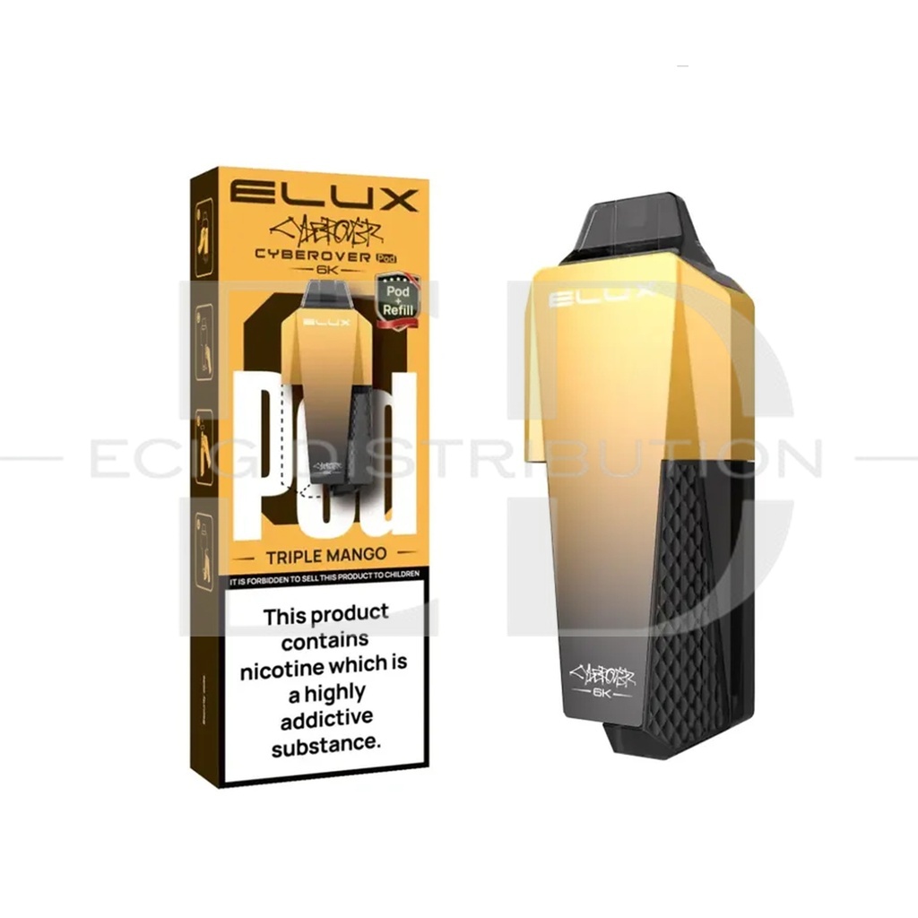 Elux Cyberover Refillable Pod - Triple Mango
