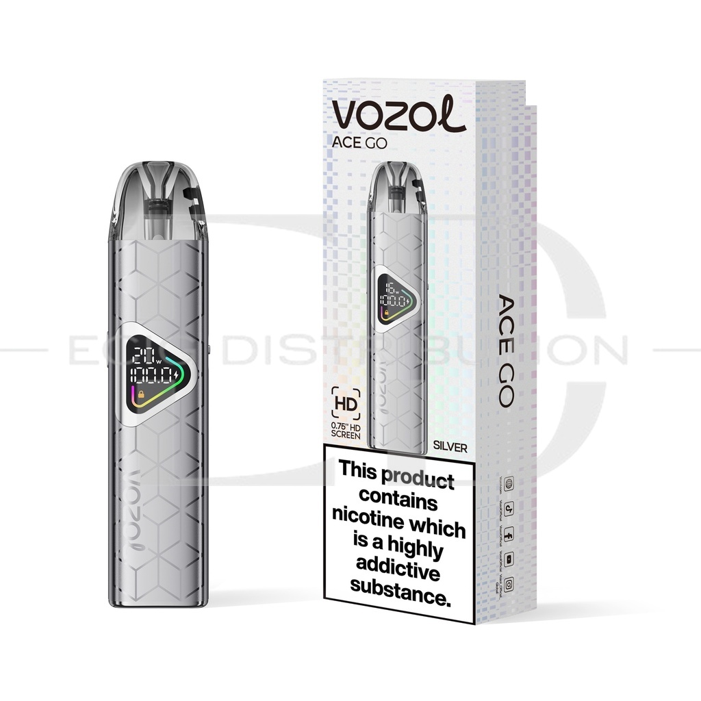 Vozol Ace Go Pod Kit - Silver