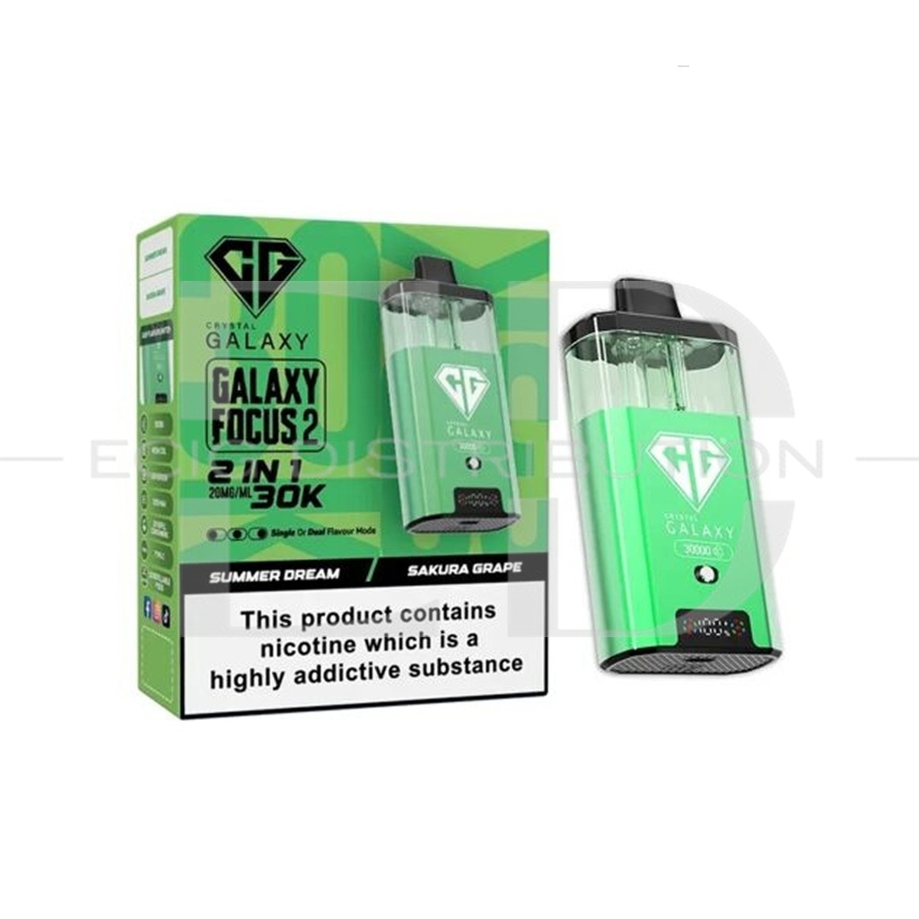 Crystal Galaxy Focus 2 30K Pod Kit - Summer Dream / Sakura Grape 20MG