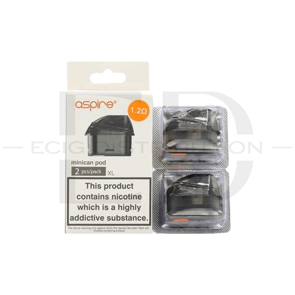 Aspire Minican Refillable Pod 2Pcs/Pack - 1.0 Ohm XL