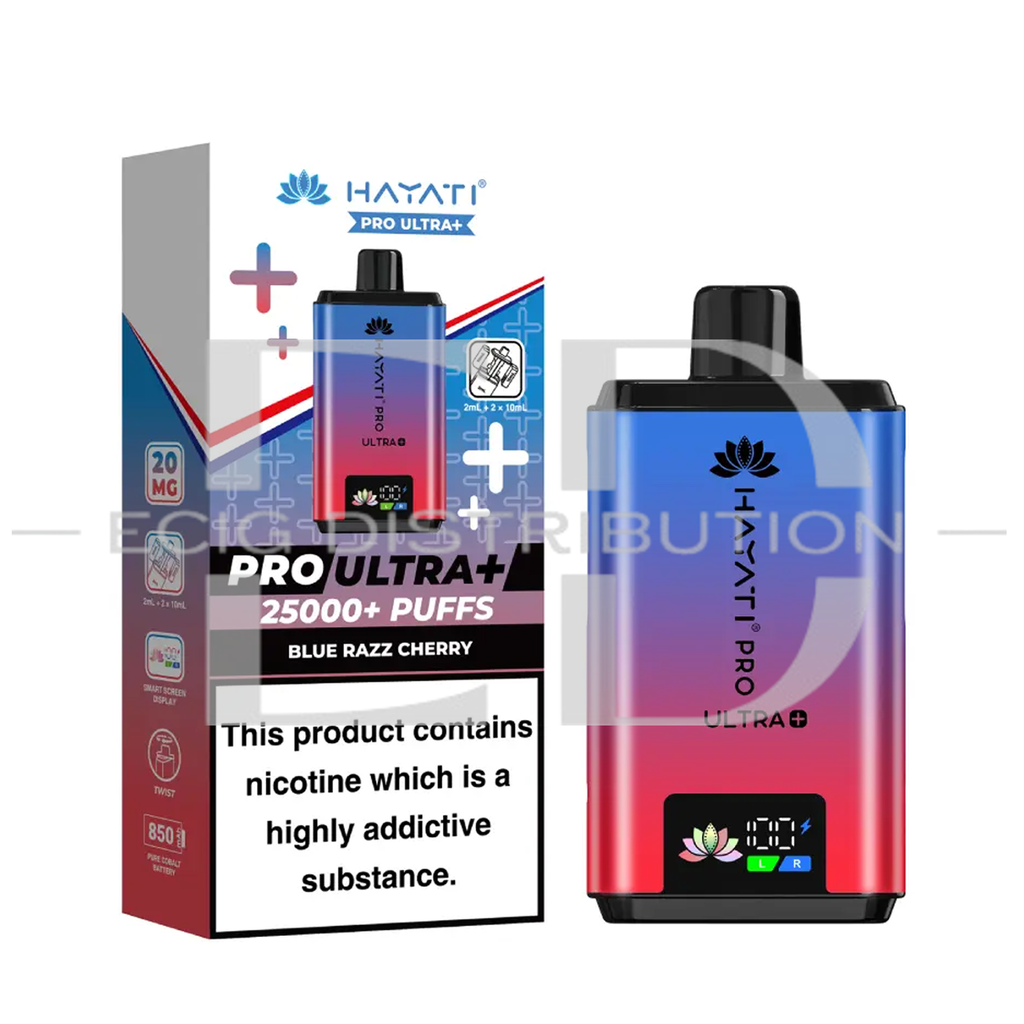 Hayati Pro Ultra+ Pod Kit - Blue Razz Cherry 20MG