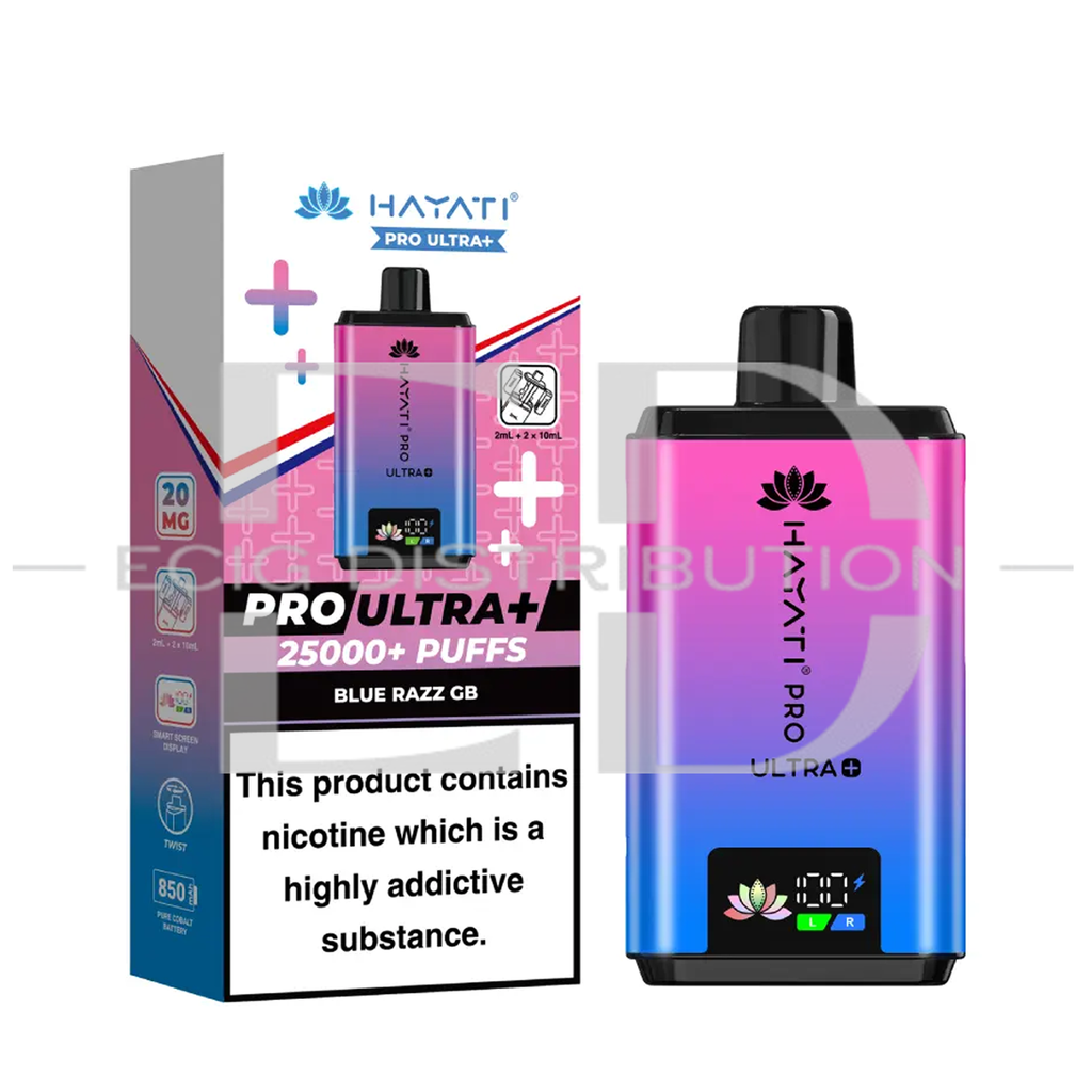 Hayati Pro Ultra+ Pod Kit - Blue Razz GB 20MG