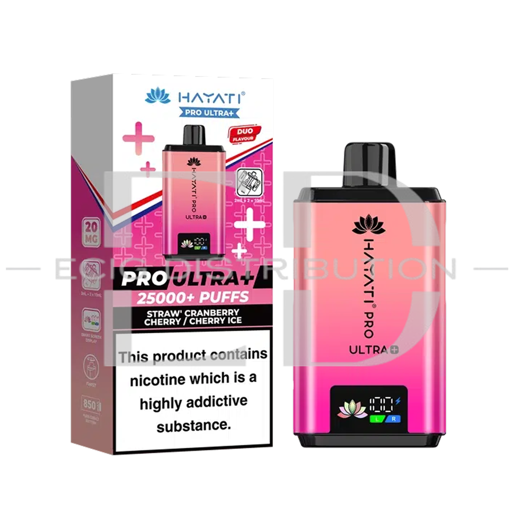 Hayati Pro Ultra+ Pod Kit - Straw' Cranberry Cherry / Cherry Ice 20MG