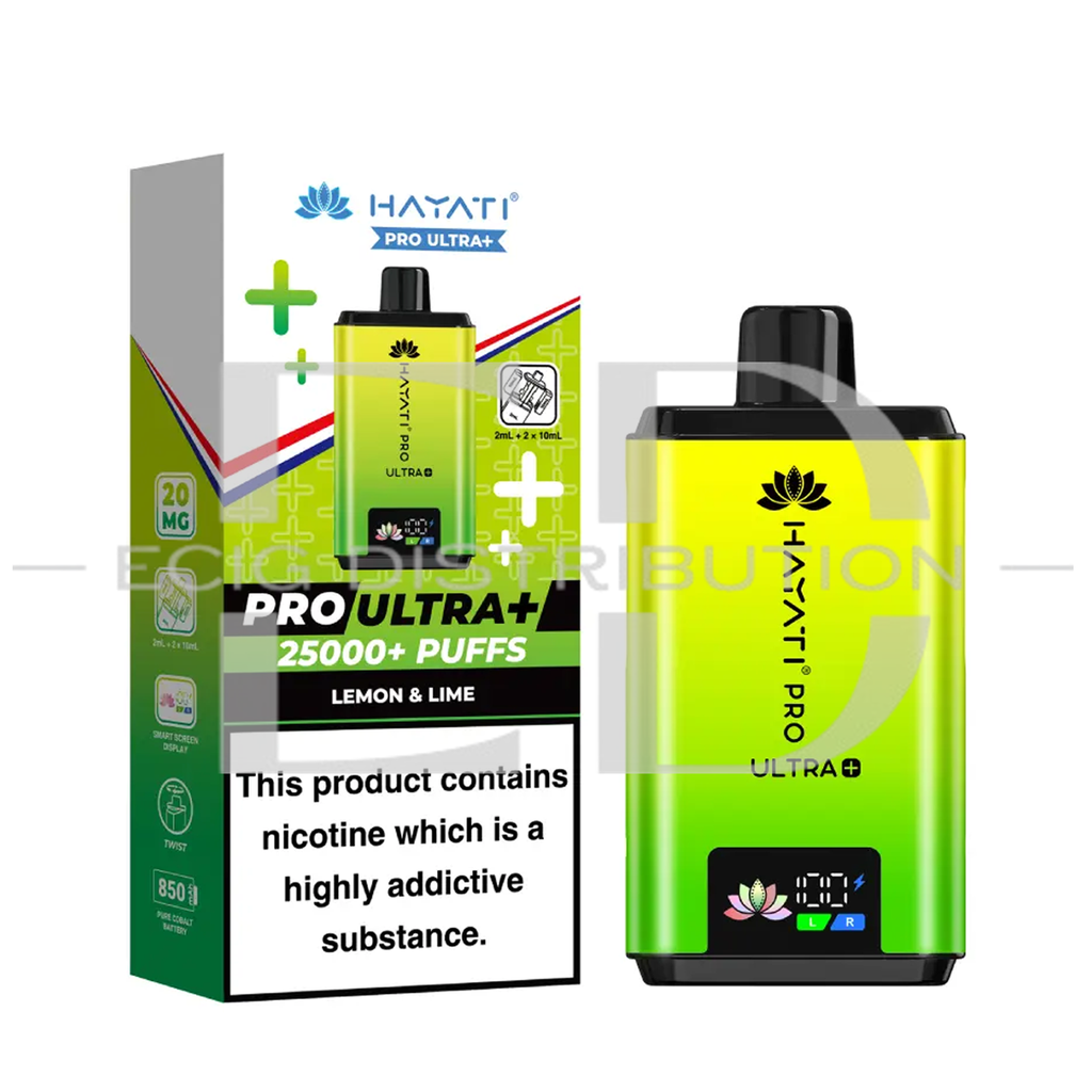 Hayati Pro Ultra+ Pod Kit - Lemon & Lime 20MG