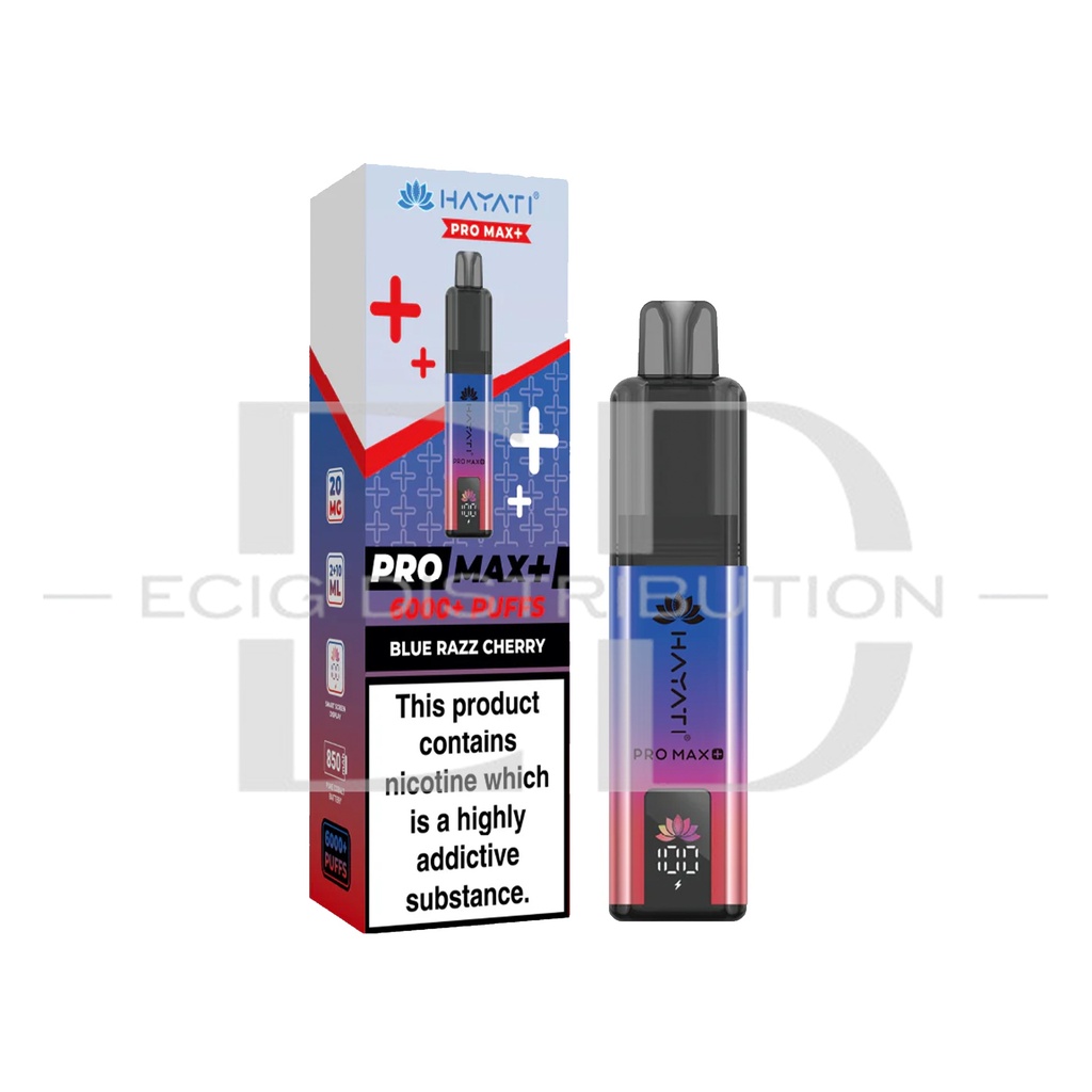 Hayati Pro Max+ Pod Kit - Blue Razz Cherry 20MG