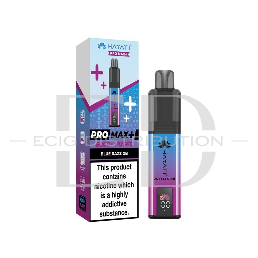 Hayati Pro Max+ Pod Kit - Blue Razz GB 20MG