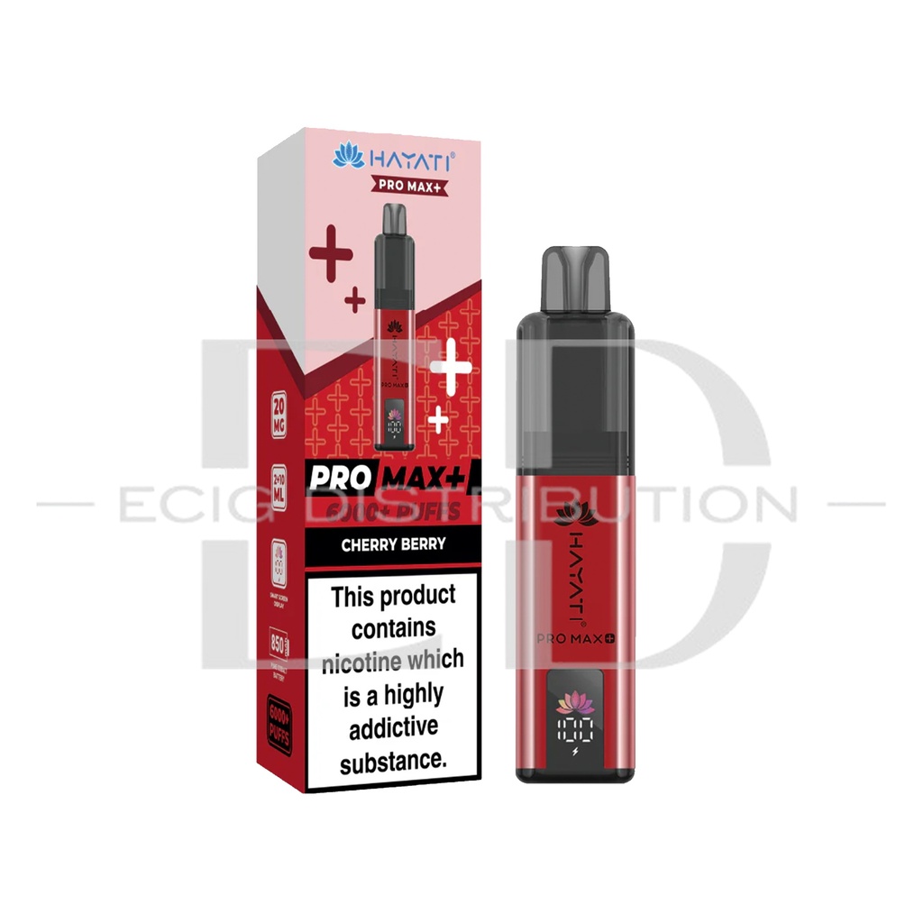 Hayati Pro Max+ Pod Kit - Cherry Berry 20MG