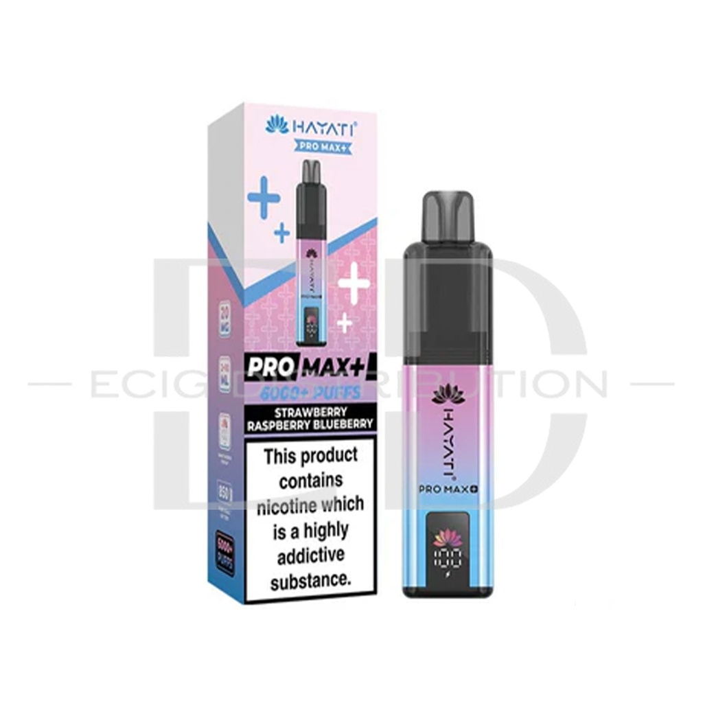 Hayati Pro Max+ Pod Kit - Strawberry Raspberry Blueberry 20MG