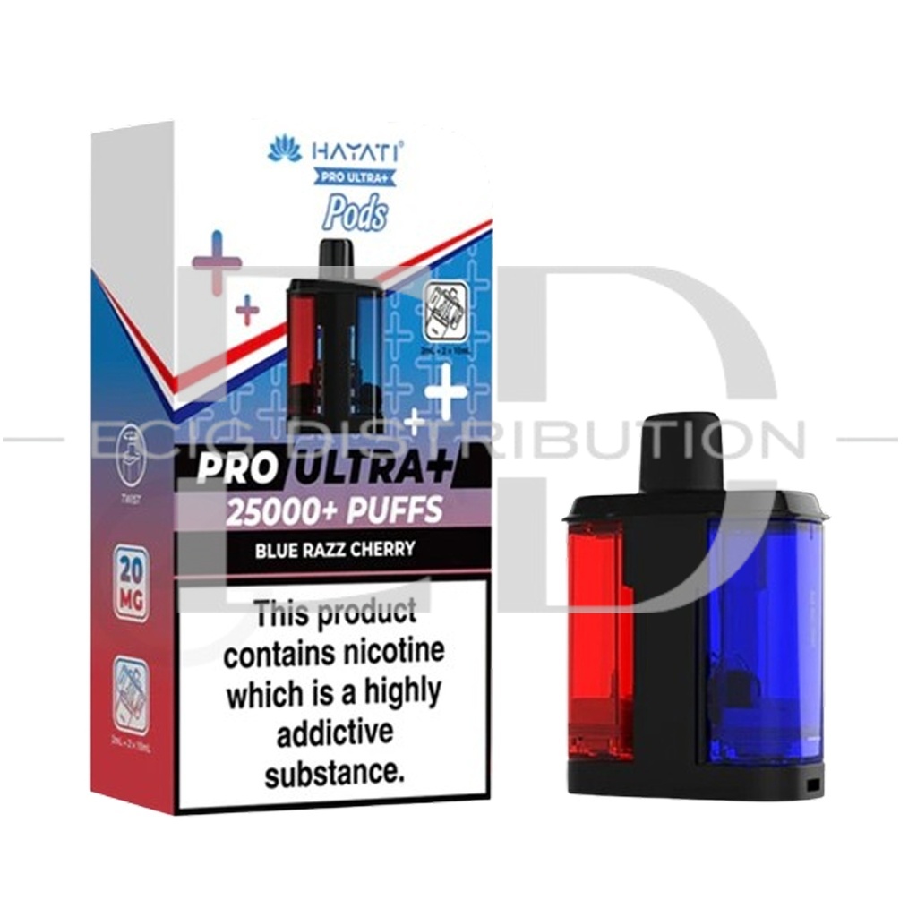Hayati Pro Ultra+ Refillable Pod - Blue Razz Cherry 20MG