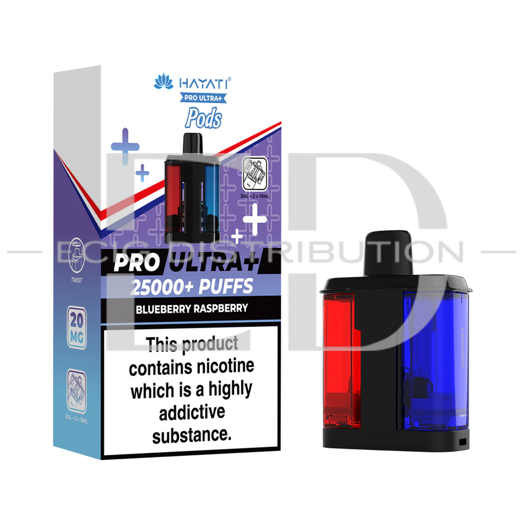 Hayati Pro Ultra+ Refillable Pod - Blueberry Raspberry 20MG