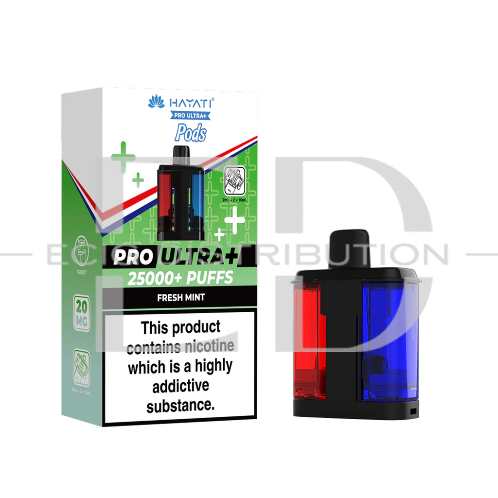 Hayati Pro Ultra+ Refillable Pod - Fresh Mint 20MG