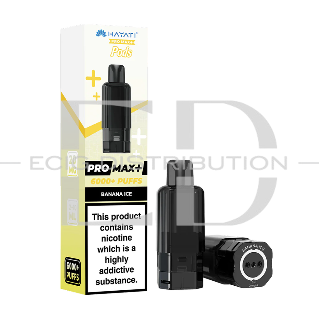 Hayati Pro Max+ Refillable Pod - Banana Ice 20MG