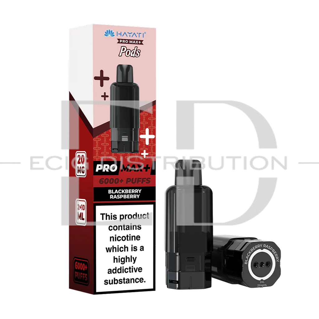 Hayati Pro Max+ Refillable Pod - Blackberry Raspberry 20MG