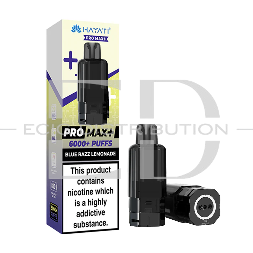 Hayati Pro Max+ Refillable Pod - Blue Razz Lemonade 20MG
