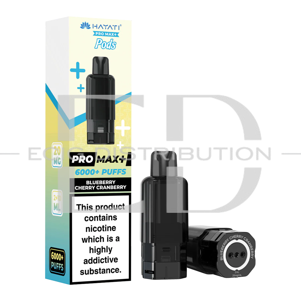 Hayati Pro Max+ Refillable Pod - Blueberry Cherry Cranberry 20MG
