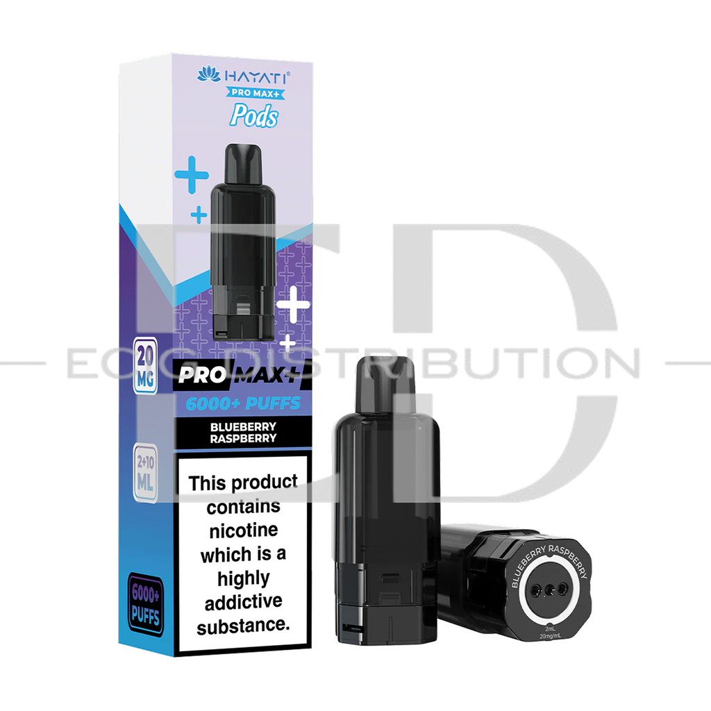 Hayati Pro Max+ Refillable Pod - Blueberry Raspberry 20MG