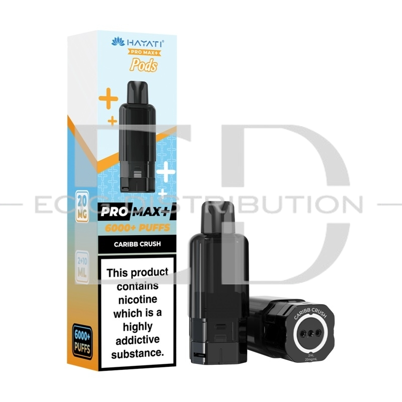 Hayati Pro Max+ Refillable Pod - Caribb Crush 20MG
