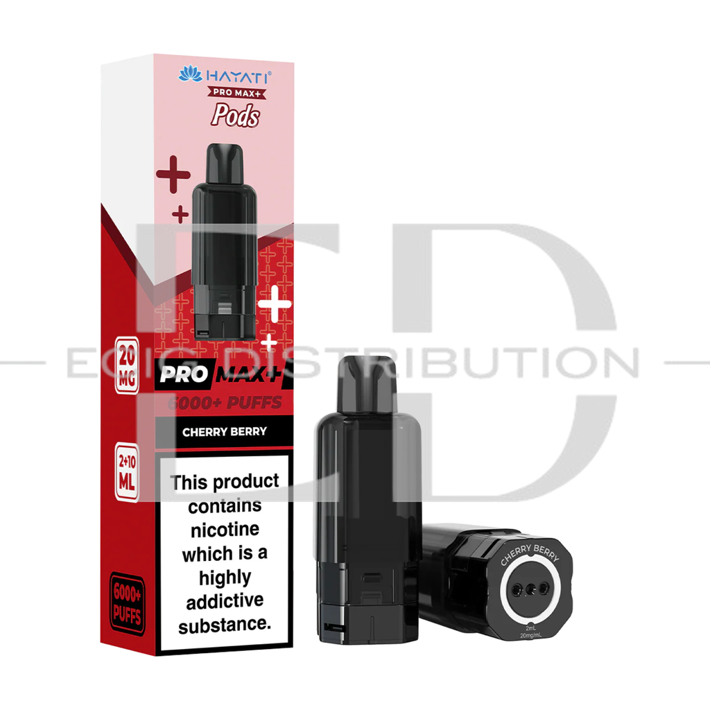 Hayati Pro Max+ Refillable Pod - Cherry Berry 20MG