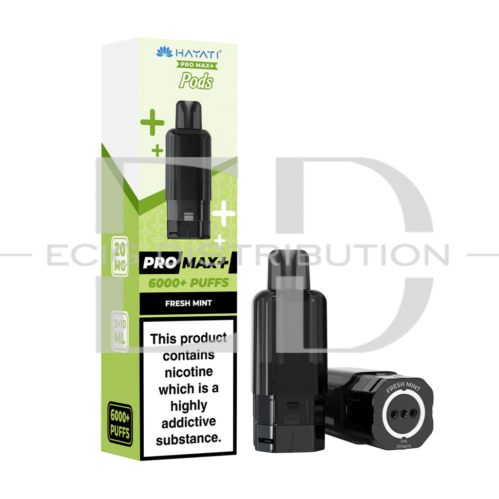 Hayati Pro Max+ Refillable Pod - Fresh Mint 20MG