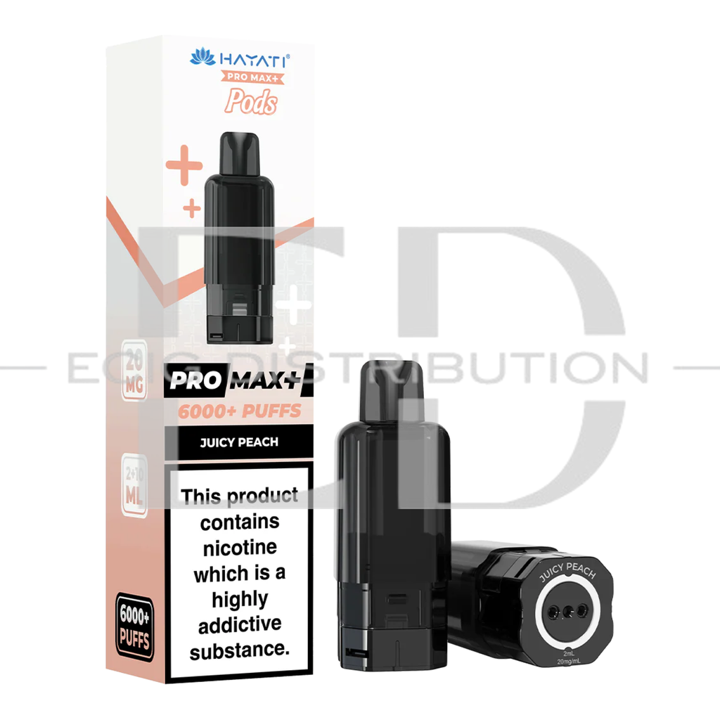 Hayati Pro Max+ Refillable Pod - Juicy Peach 20MG