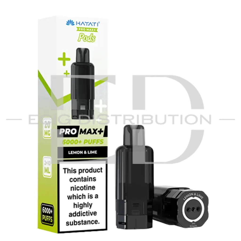 Hayati Pro Max+ Refillable Pod - Lemon & Lime 20MG