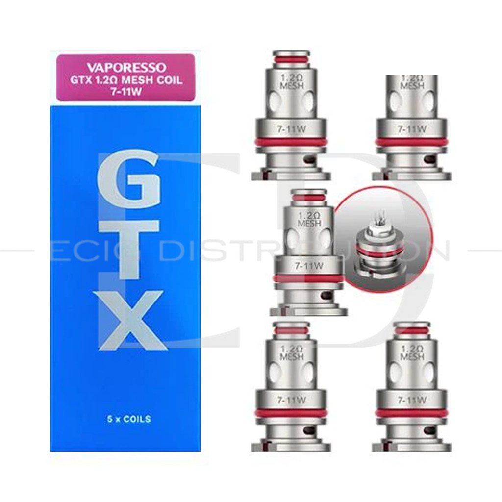 Vaporesso GTX Regular Coil 5Pcs/Pack - 1.2 Ohm