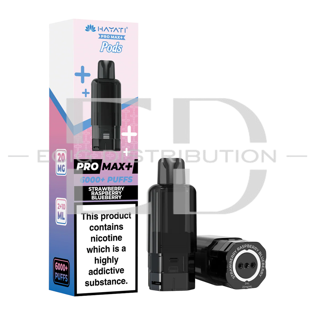 Hayati Pro Max+ Refillable Pod - Strawberry Raspberry Blueberry 20MG