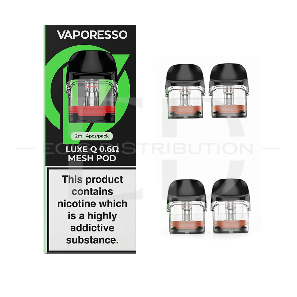 Vaporesso Luxe Q Series Mesh Refillable Pod 4Pcs/Pack - 0.6 Ohm