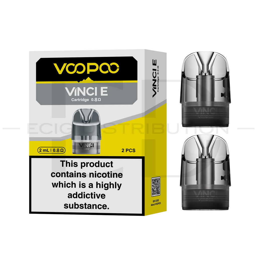 Voopoo Vinci E Refillable Pod 2Pcs/Pack - 0.6 Ohm ..